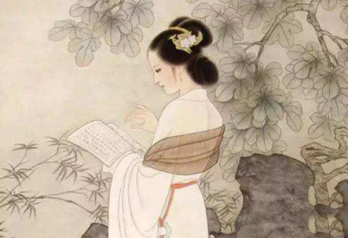 李清照伟大的女诗人，誉为中国四大才女之一，十分有才气！
