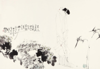 王西京1998年作 李清照《醉花荫·薄雾浓云愁永昼》