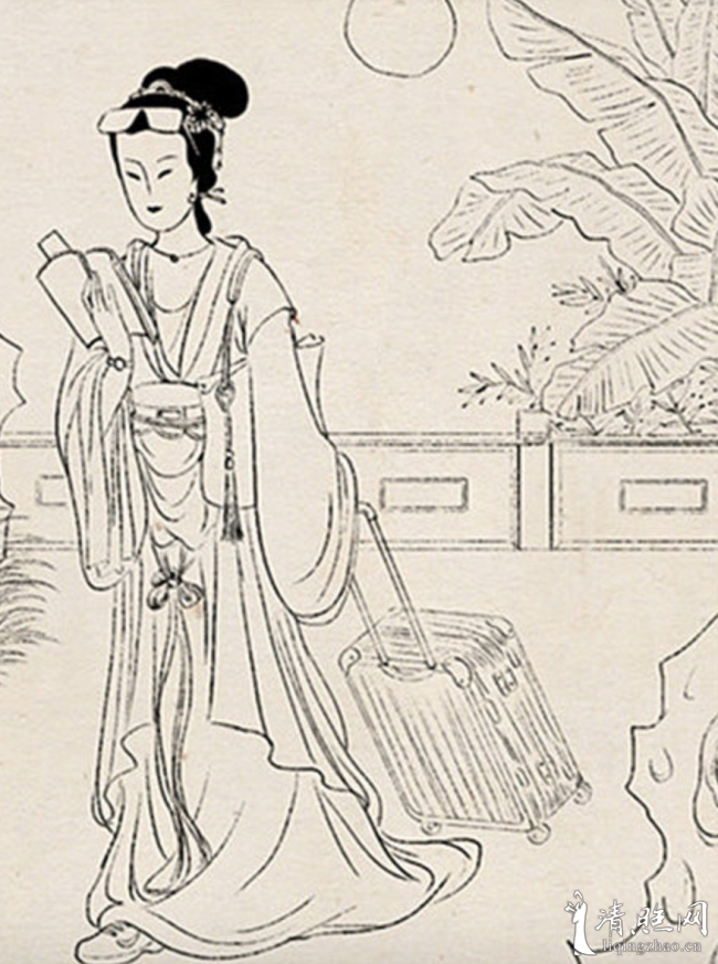 李清照前期线稿